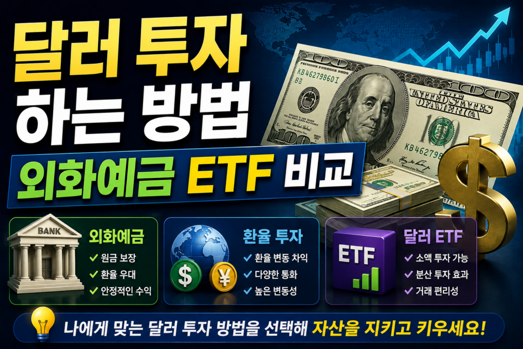 달러 투자 하는 방법