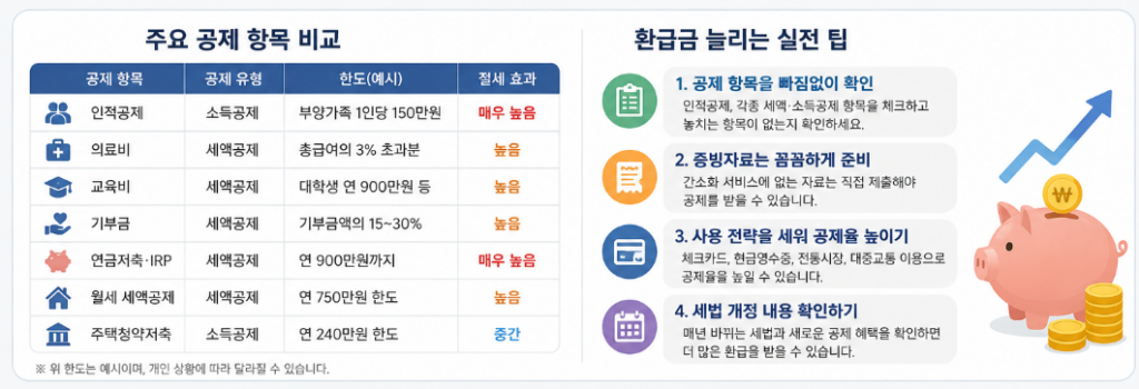 연말정산 환급금을 가장 많이 받을 수 있는 방법