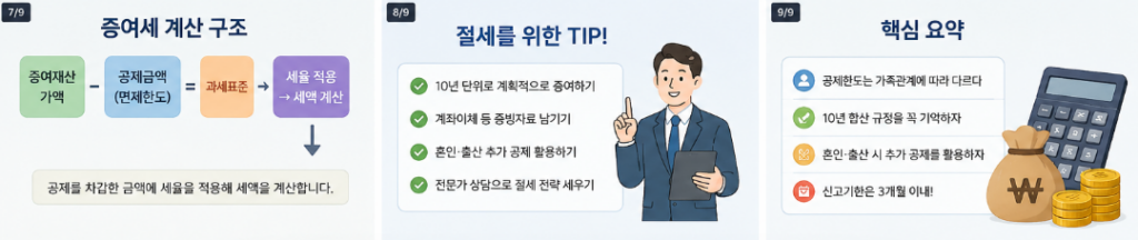 증여세 면제한도, 배우자 증여는 공제금액이 가장 큽니다