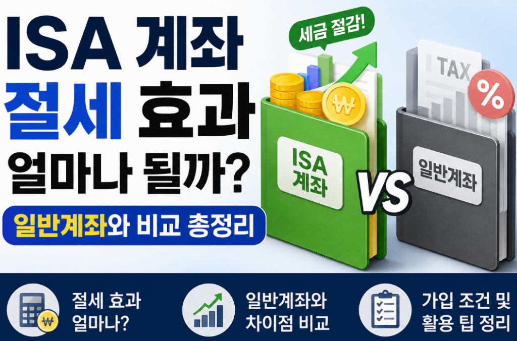 ISA 계좌 하나만 있으면 충분한가요?