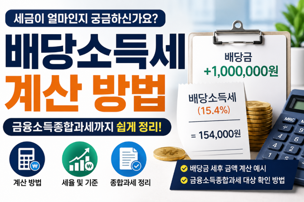 해외주식 배당도 같은 방식입니까?