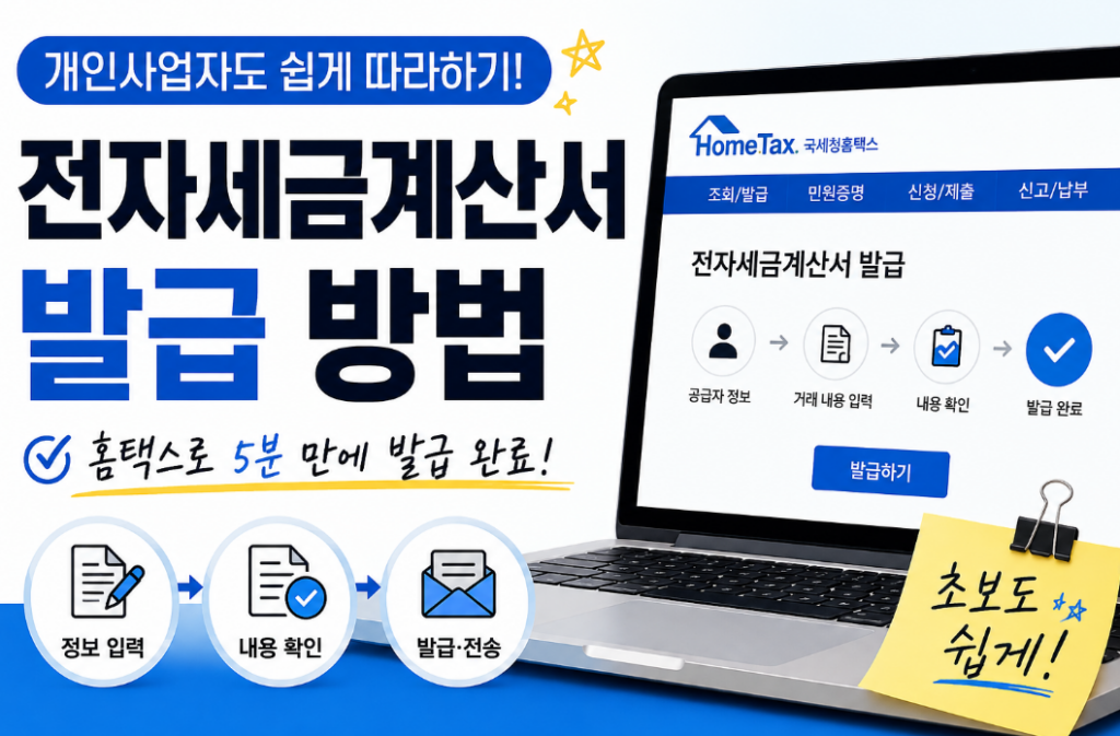 거래 상황에 맞는 수정 사유를 선택해 수정 전자세금계산서를 발급하면 됩니다.