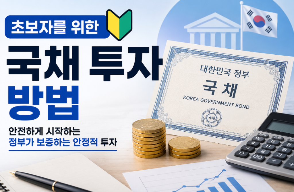 국채 투자 방법 초보자도 쉽게 시작하는 안전한 재테크