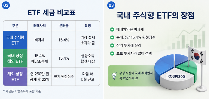 ETF 세금, 국내가 절세에 유리한 이유
