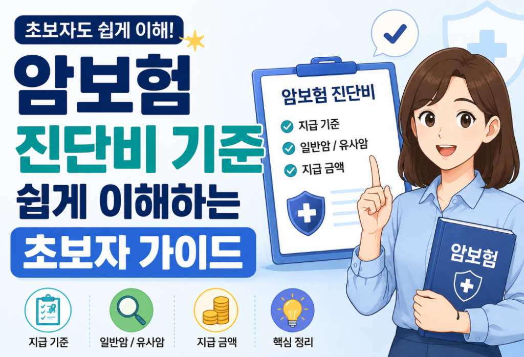 암보험 진단비 기준, 일반암과 유사암 차이 쉽게 이해하기