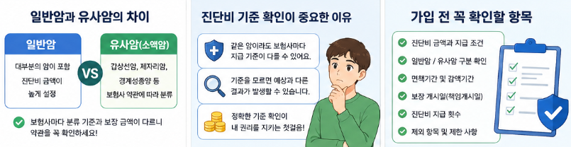 일반암과 유사암은 이렇게 다릅니다
