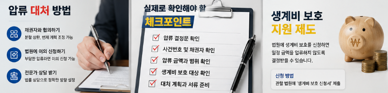 급여통장 압류 대처는 이렇게 진행하면 됩니다