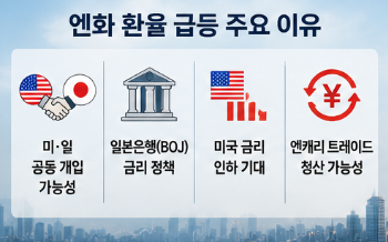 엔화 급반등 이유 배경