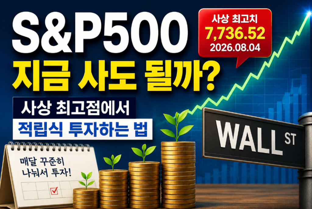S&P500 전망 2026｜사상 최고치 이후 지금 투자해도 될까?