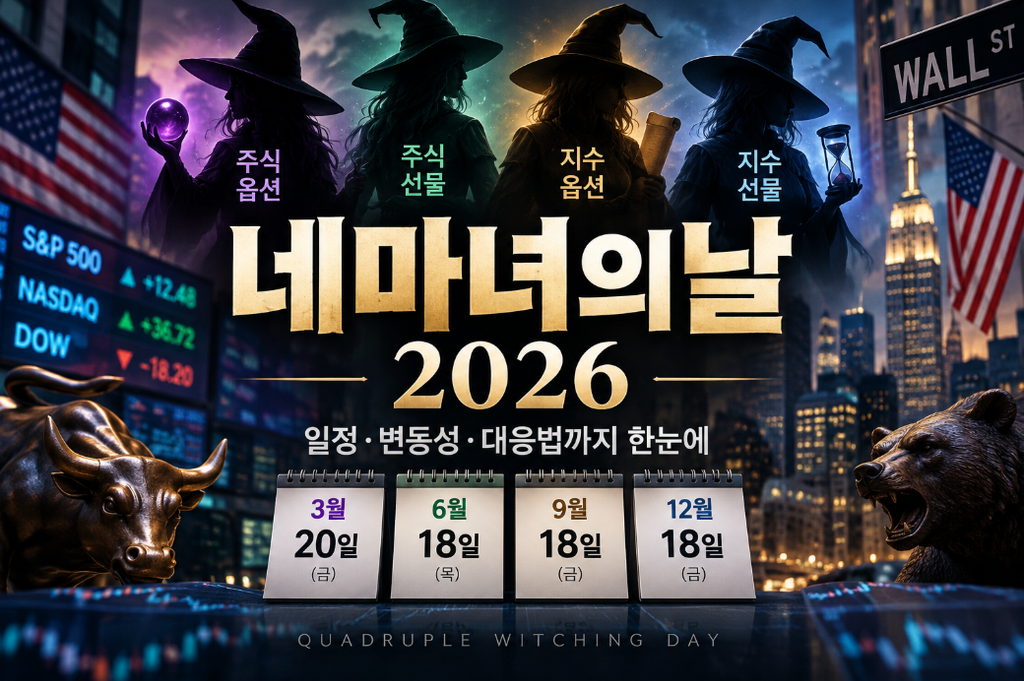 네마녀의날 2026 일정 총정리, 미국 증시 만기일과 대응법